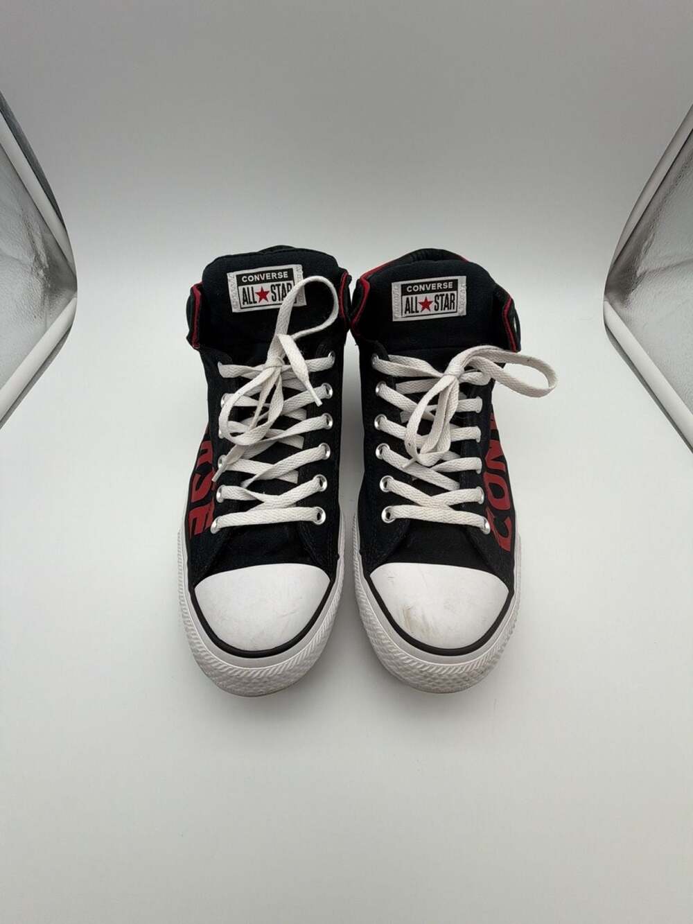 Converse Chuck Taylor All Star High Street Wordmark Black Red Sneaker